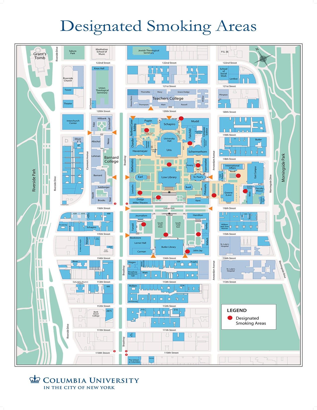 Columbia University Campus Map