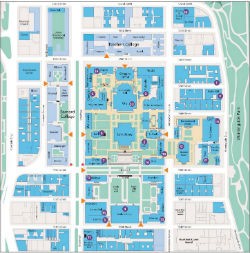 map of columbia university and surrounding area Maps And Directions Visitors Center map of columbia university and surrounding area